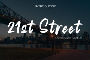 21st Street: The Sweet Handwritten Font for Standout Web Design