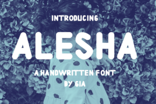 Alesha Handwritten Font for Editorial Design