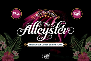 Alleyster: Modern Script Handwritten Fonts for Digital Branding