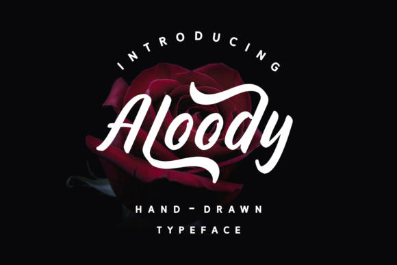 Aloody Script Handwritten Fonts for Bold Brand Identity