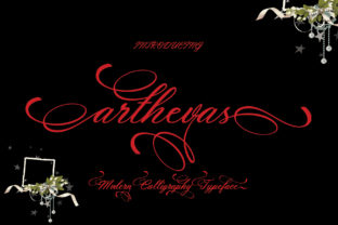 Arthevas: A Modern Calligraphy Font for Elegant Web Design