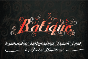Batique Script Handwritten Font for Boutique Branding and Labels