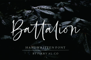 Battalion Font Review: Elegant Handwritten Type for Brand Identity