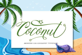 Coconut Script: Elevate Editorial Design with Modern Calligraphy