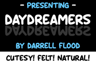 Daydreamers Typeface: A Smooth Script Handwritten Font for Playful Branding