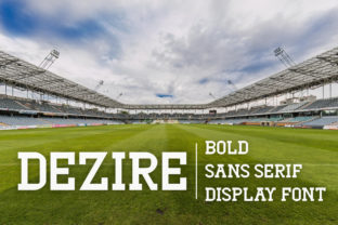 Dezire: A Slab Serif Typeface for Bold Branding and Display Design