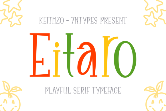 Eitaro: A Playful Serif Font for Food Branding