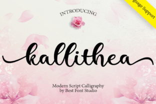 Kallithea Script: Elegant Copperplate Calligraphy for Editorial Design
