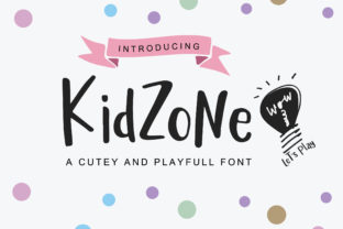 Kidzone: The Cheerful Handwritten Font for Creative Projects