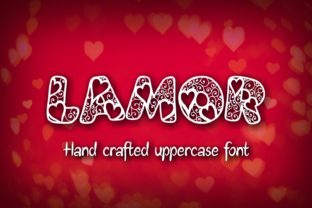 Lamor: The Hand-Drawn Uppercase Font for Romantic Craft Designs