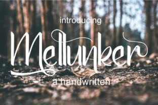 Mellunker: The Elegant Script Handwritten Font for Chic Editorial Design