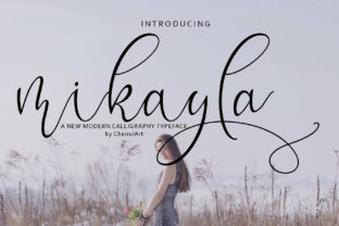 Mikayla Script: A Modern Typeface for Editorial Design
