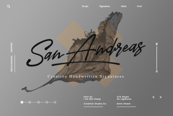 San Andreas Font Review: The Signature Script for Modern Branding