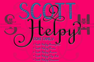 Scott Helpy Family: The Script Handwritten Font for Polished Branding