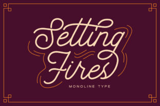 Setting Fires Typeface: A Designer’s Guide to Vintage Script Branding