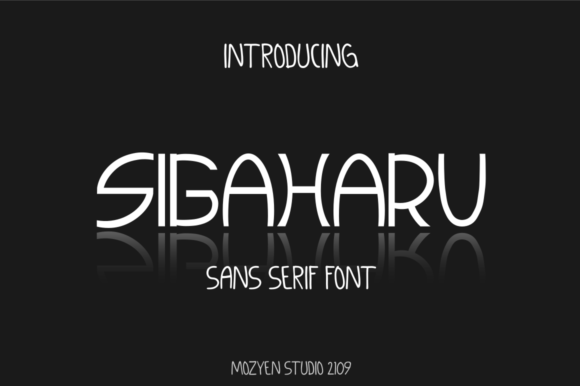 Sigaharu Sans Serif Font for Elegant Craft Projects