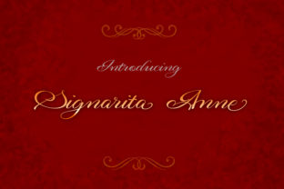 Signarita Anne: A Bold Handwritten Typeface for Standout Branding