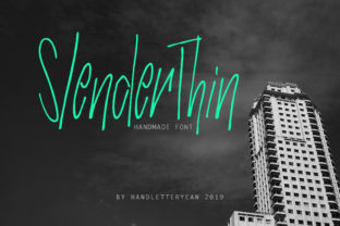 Slender Thin Typeface: Elevating Brand Identity with Elegant Script Handwritten Fonts