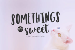 Somethings Sweet: The Chic Script Handwritten Font for Modern Branding