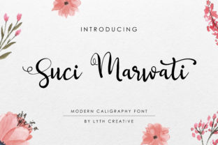 Suci Marwati: A Modern Script Font for Elegant Campaigns