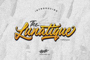 The Lunatique: A Dynamic Brush Script Font for Editorial Design