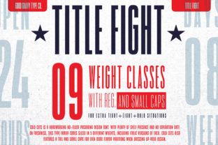Title Fight: The Spectacular Sans Serif Font for High-Impact Campaigns