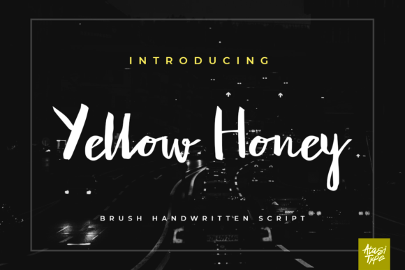 Yellow Honey Font Review for Handmade Branding