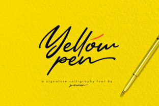 Yellow Pen Script: The Handwritten Font for Scroll-Stopping Brand Content